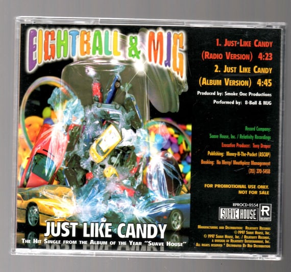Eightball & MJG: Just Like Candy: CD Single Eightball & MJG: Just Like Candy: CD Single