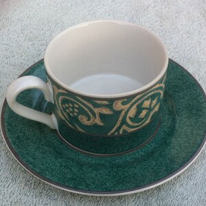 Misono Pavillion 4856 flat cup and saucers 8/8 (16 pc total)