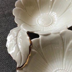 Lenox floral double dish