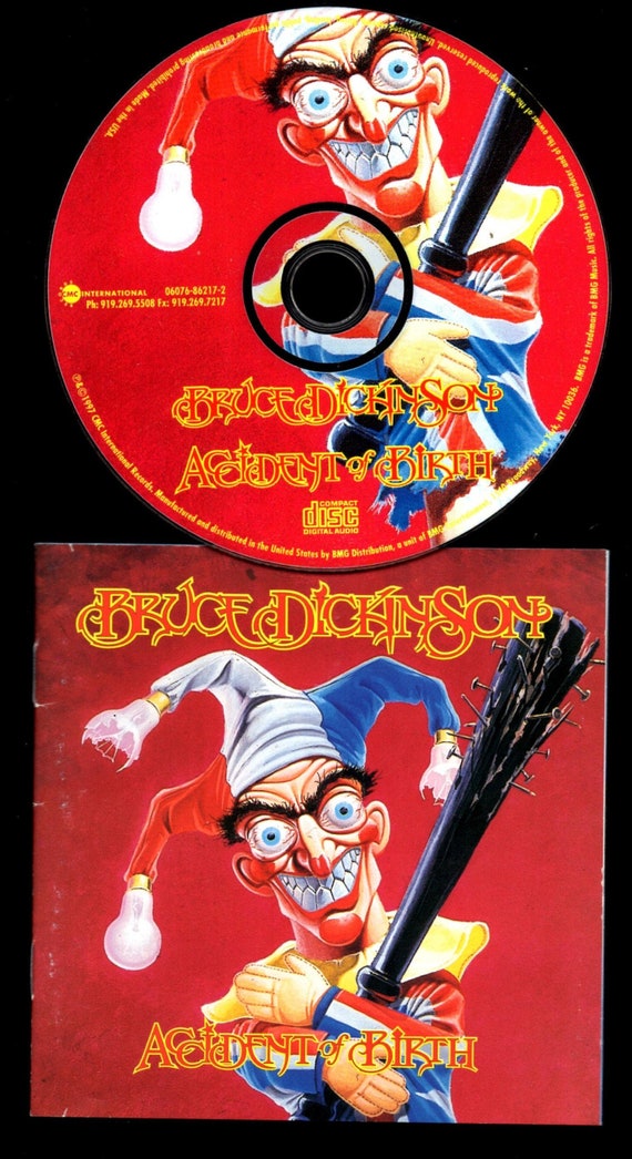 Accident of Birth Bruce Dickinson CD Etsy