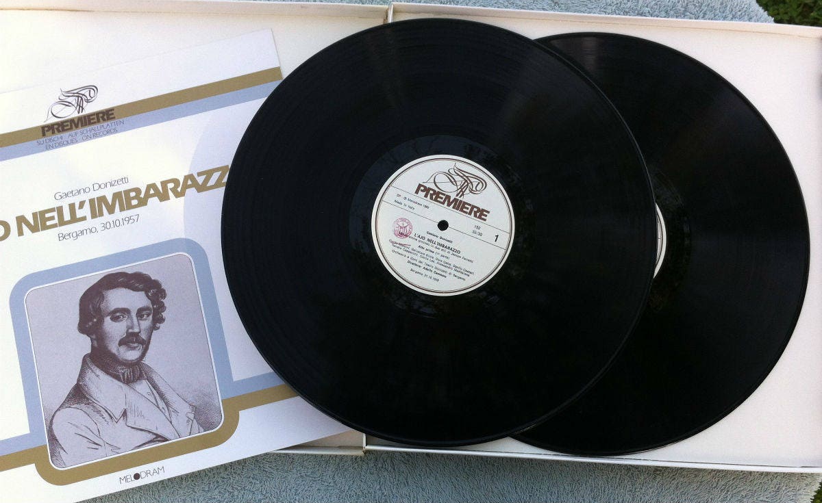 L'ajo Nell'imbarazzo, Donizetti, Bergamo Performance 1959 - Etsy