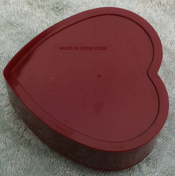 Set of three (3) heart shaped nested trinket boxes - image 5