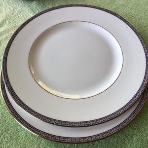 Wedgwood Palatia dinner plates (2)