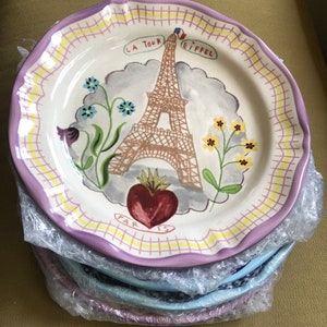 Nathalie Lete Plates, France (4) - Etsy