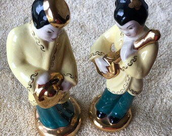 Ceramic Japanese musicians (2)