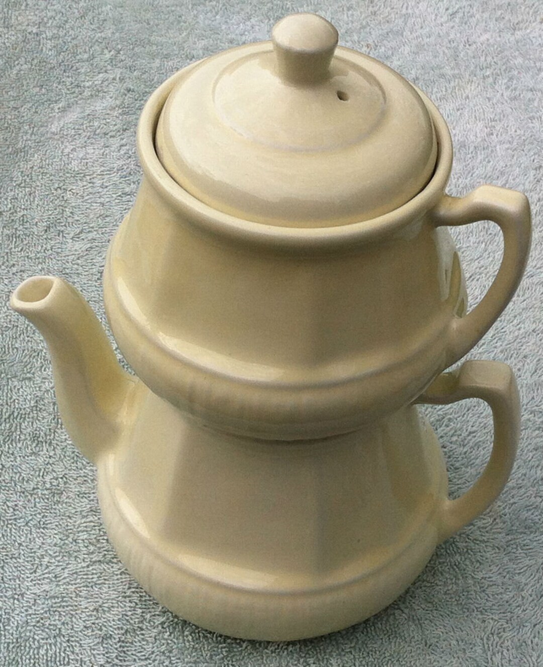 Porcelier Large Teapot With Infuser Etsy