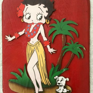 Hula Betty Boop - Etsy