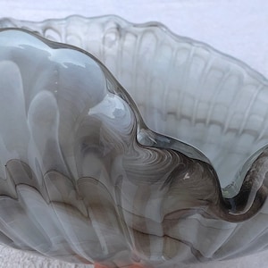Glass art centerpiece