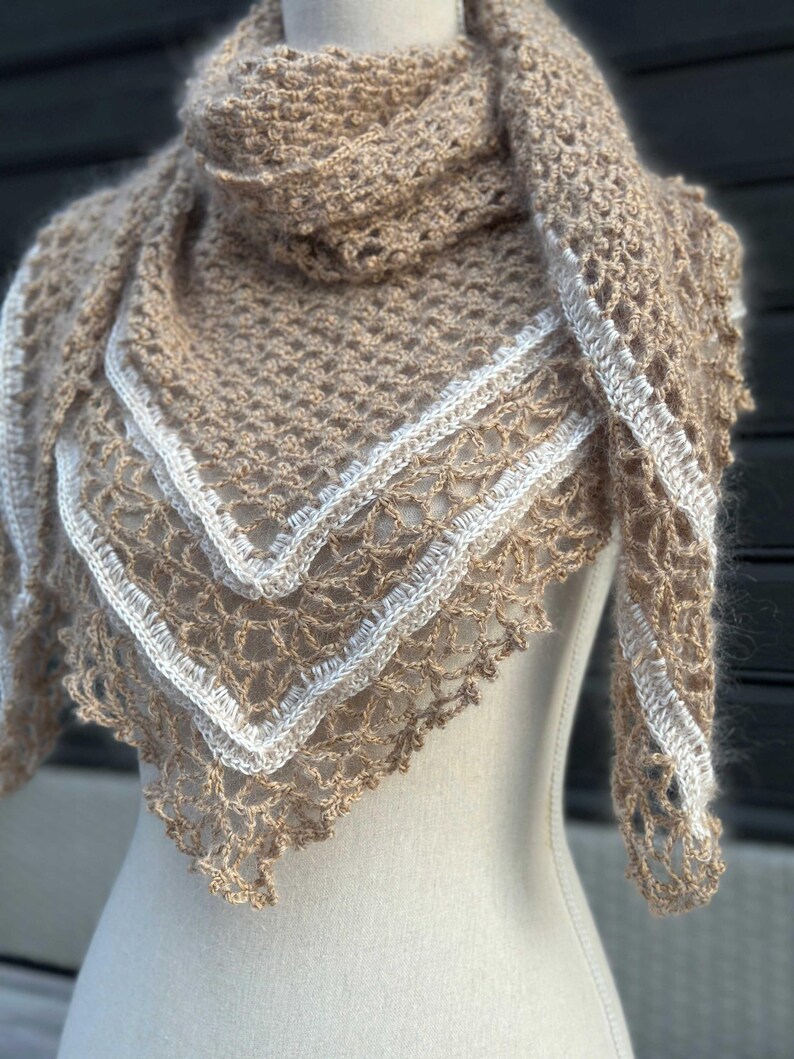 Elisabeth’s Lace Shawl – Crochet Shawl Pattern - Etsy