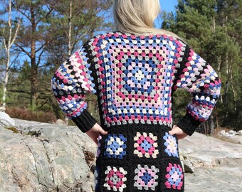 Granny square coat