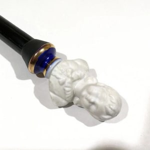 vintage walking stick 142 cane Porcelain