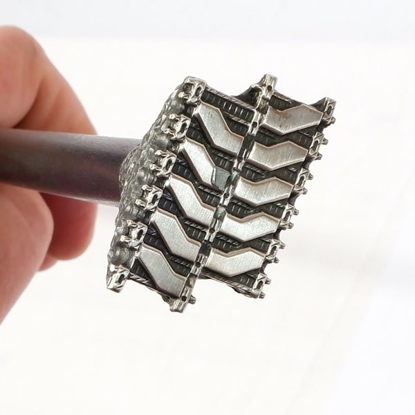 Manico Per Bastone Da Passeggio In Alpaca Color Argento Antico - Foto 7