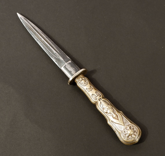 Vintage Knife Letter Opener Dagger Hunting Knife Etsy