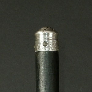 vintage sterling  walking stick 25 cane silver 800