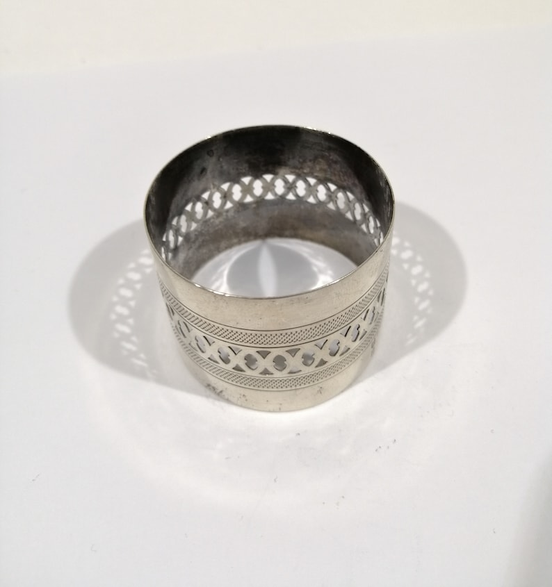 antique ring napkin silver 800
