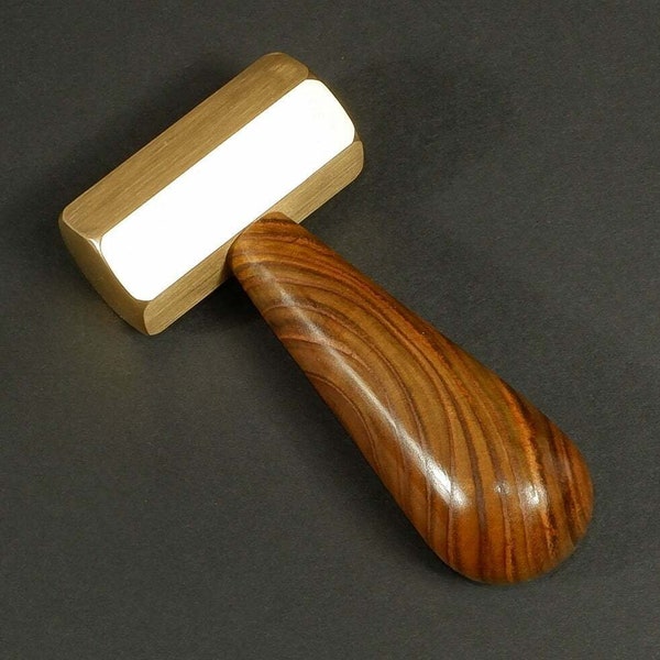 Hammer brass Brass mallet    wood handmade