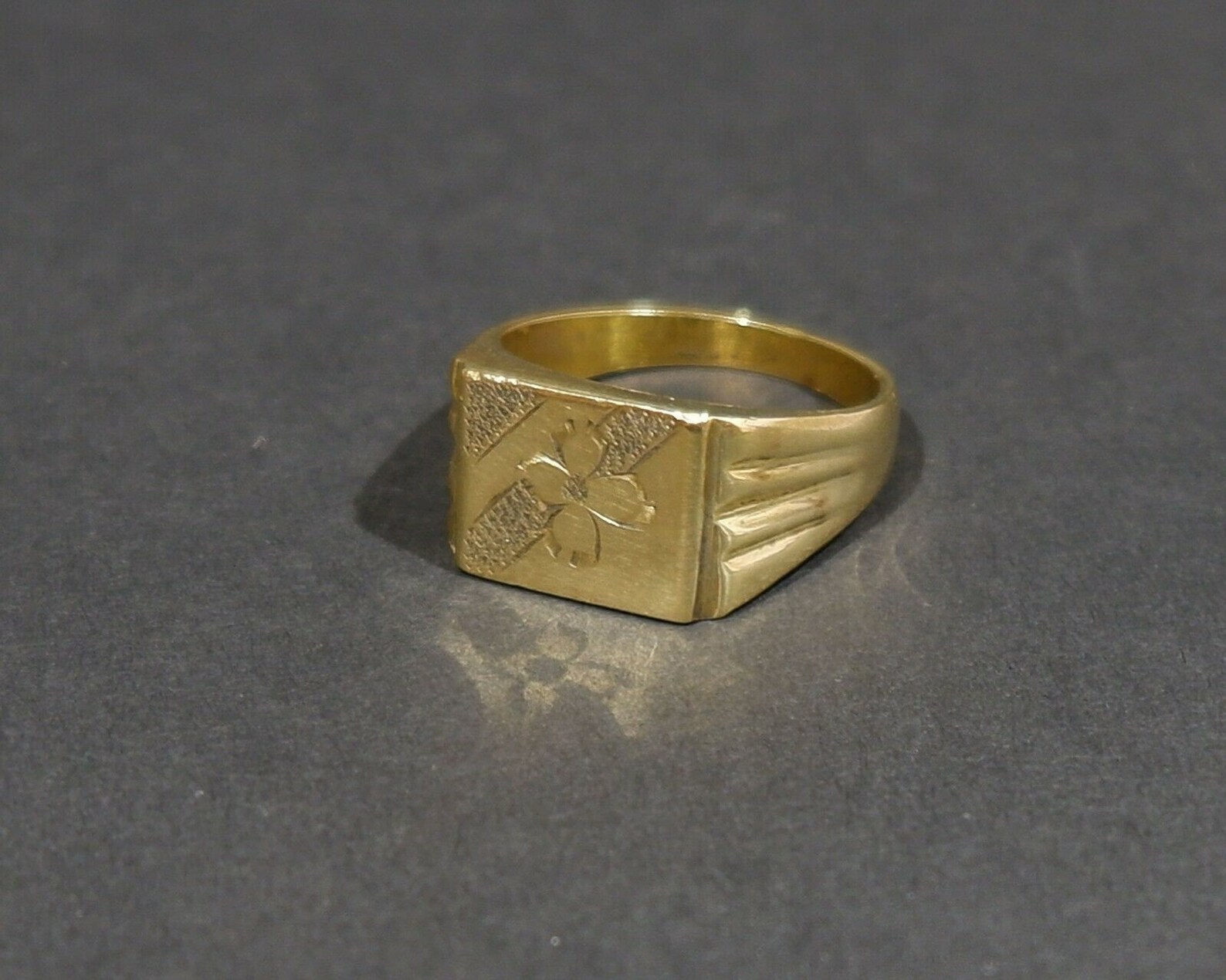 Massive Solid brass Mens Ring Jewellery vintage Etsy