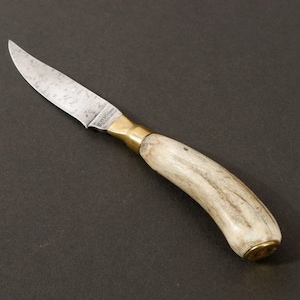 vintage antler deer knife Letter Opener   hunting knife ed.wusthof germany solingen
