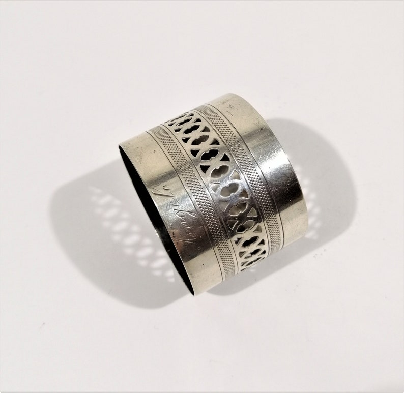 antique ring napkin silver 800