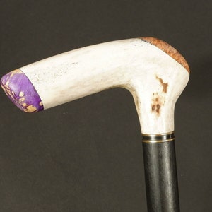 walking stick handle antler deer 341