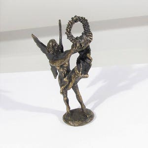 old bronze statue