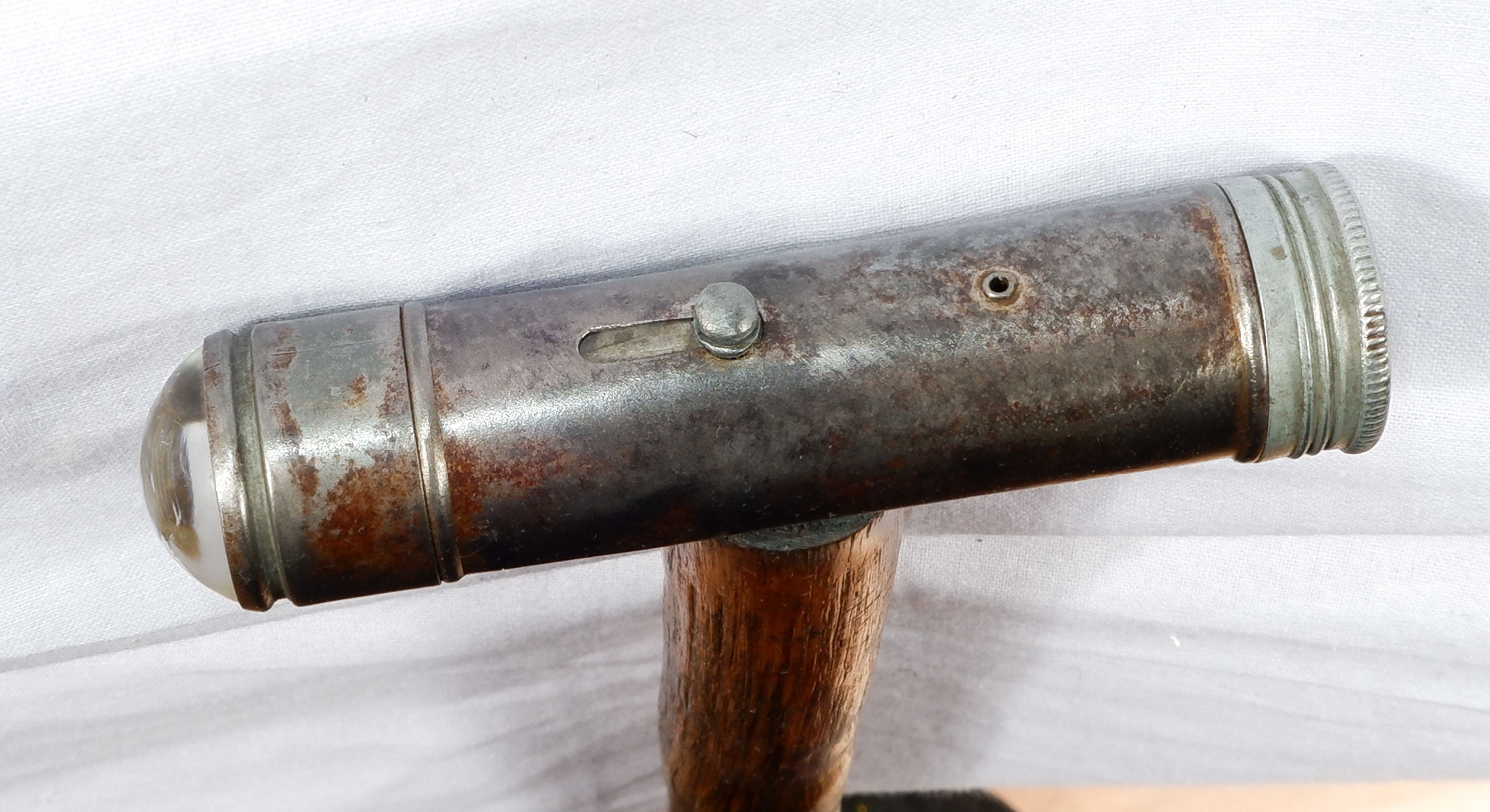 Vintage Walking Stick Cane Torch Etsy