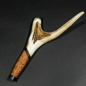 walking stick handle antler deer 298