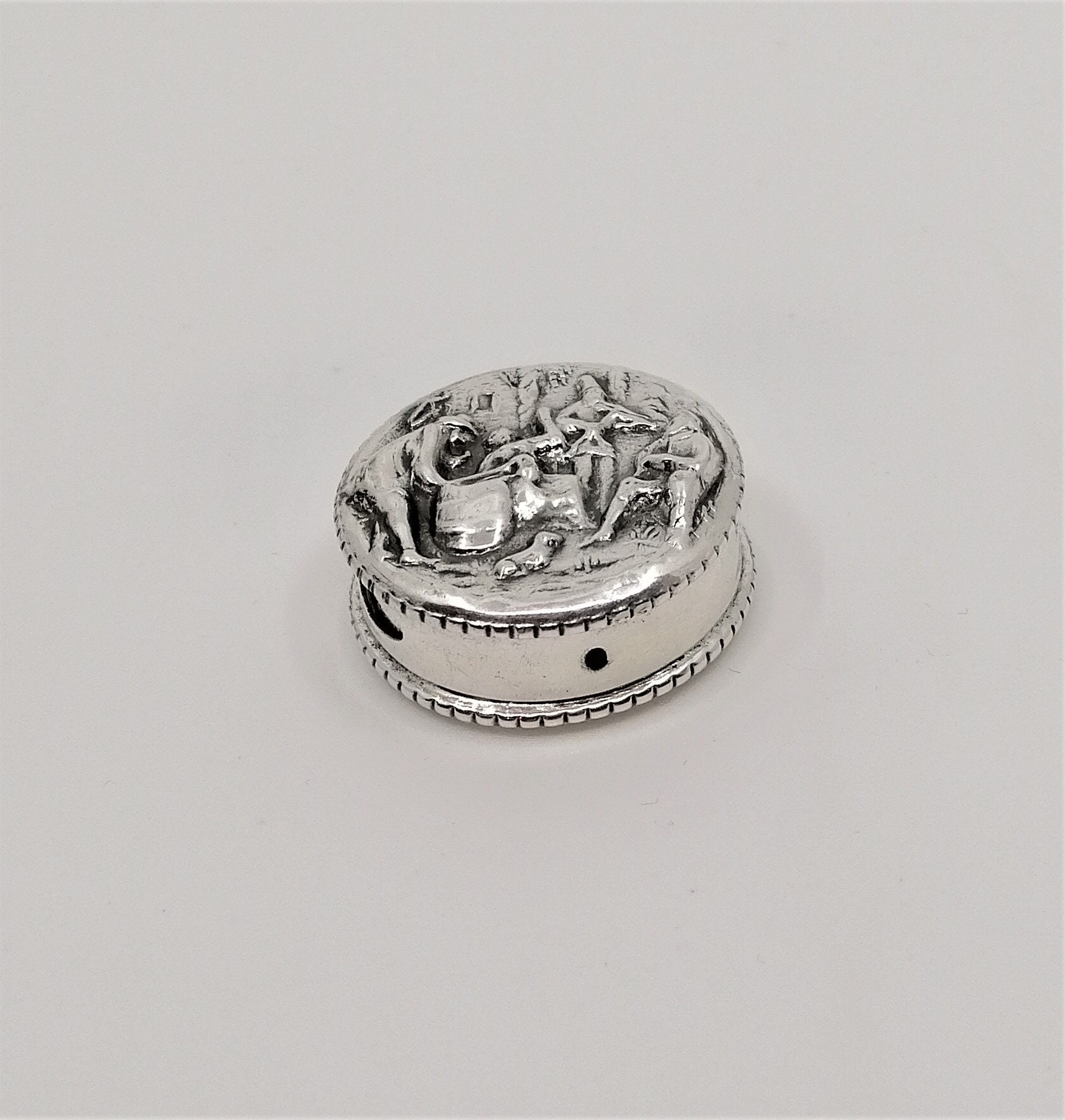 Pill Box Purse Pill Case Travel Pill Case antique silver Etsy