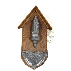 vintage Holy Water Font