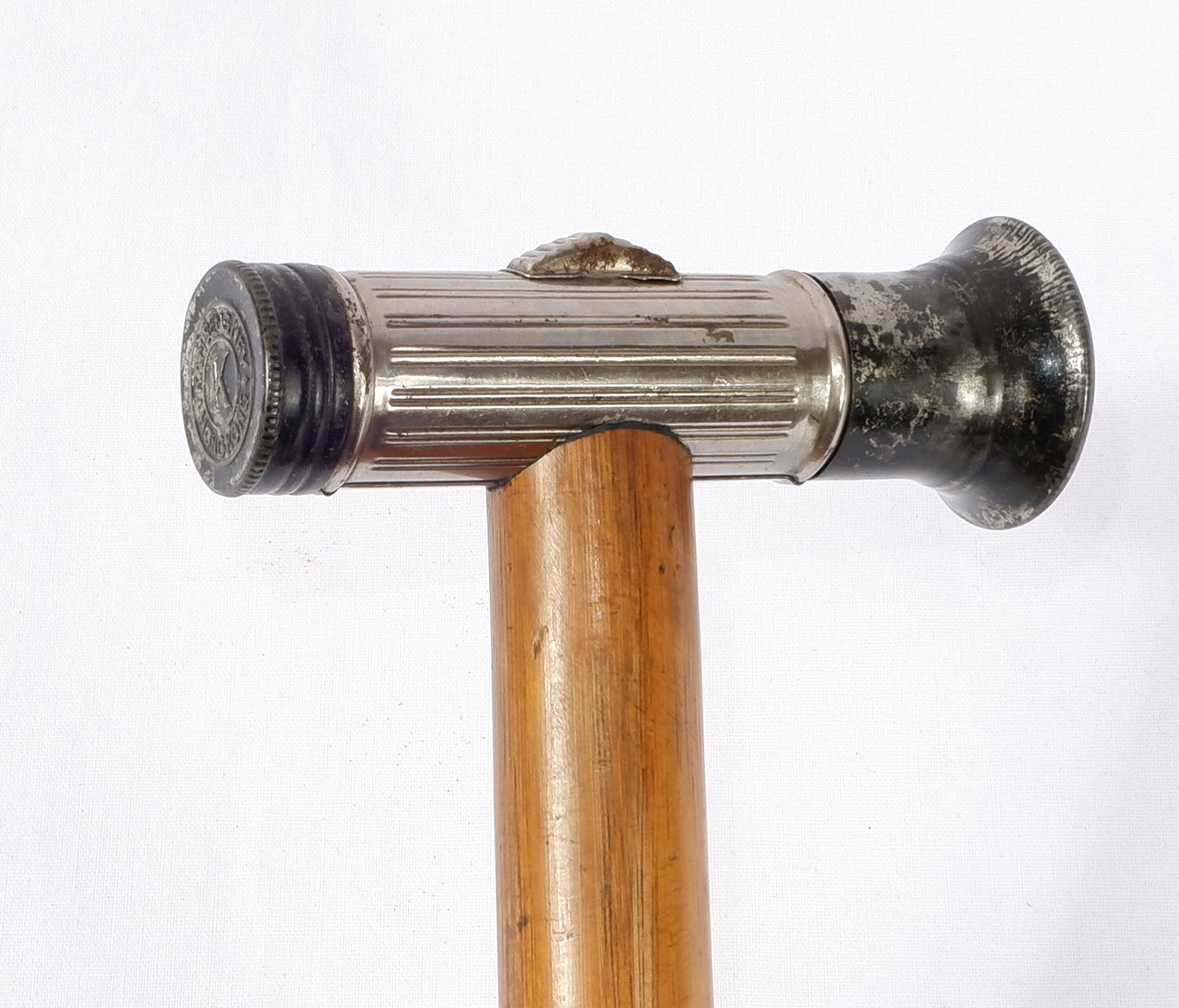 Vintage Walking Stick Cane Torch Etsy