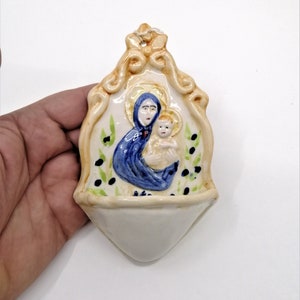 vintage Holy Water Font