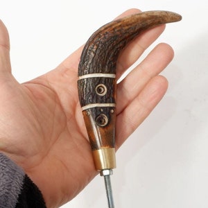 walking stick handle antler deer 300