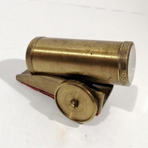 vintage table clock cannon ORBITER