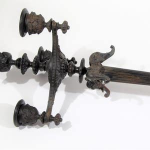 Antiker französischer Bronze Kerzenständer