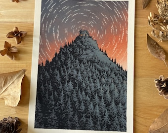 Trails | A4 art print