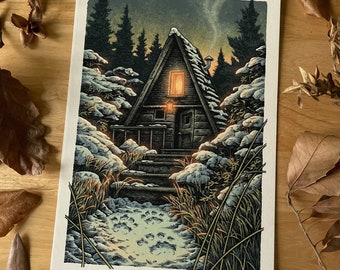 Visitor | A4 art print