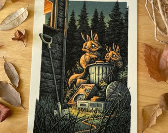 Scrap Mission | A4 art print