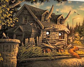 No Welcome to Outstay | A3 art print