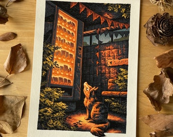 Window-Shopping (Ready Salted) | A4 art print