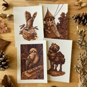 Bord de la forêt III | Cartes postales