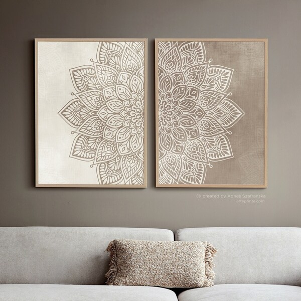 Taupe Wall Art - Etsy