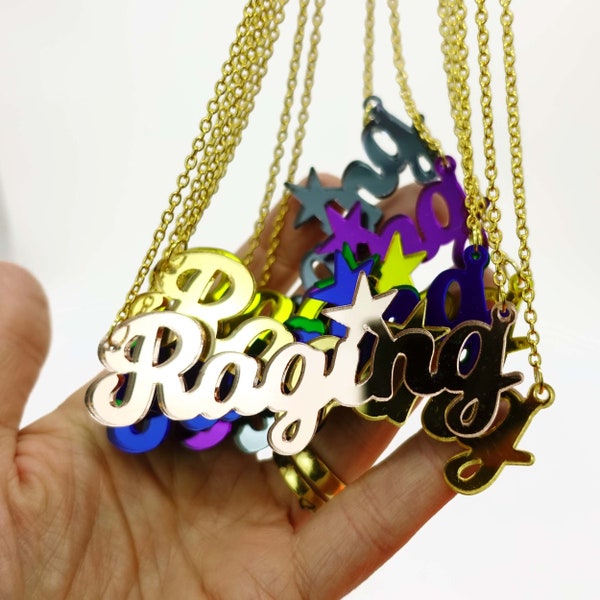 Raging Necklace – Are you angry yet? What is the colour of your rage? Express Yourself in style!