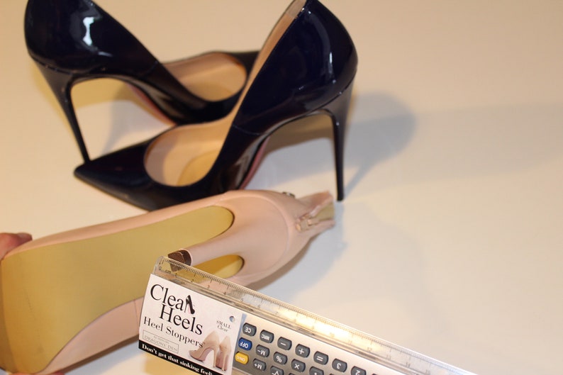 Clean Heels Heel Stoppers, one pair available in Clear or Black. British Made Product image 8