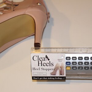 Clean Heels Heel Stoppers, one pair available in Clear or Black. British Made Product image 9