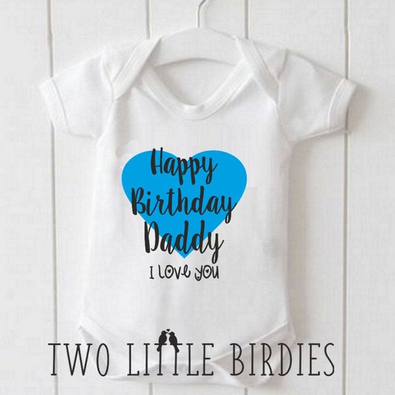 Red Heart My Daddy Babygrow Sleepsuit 3-6 Months The Bees Tees I Love