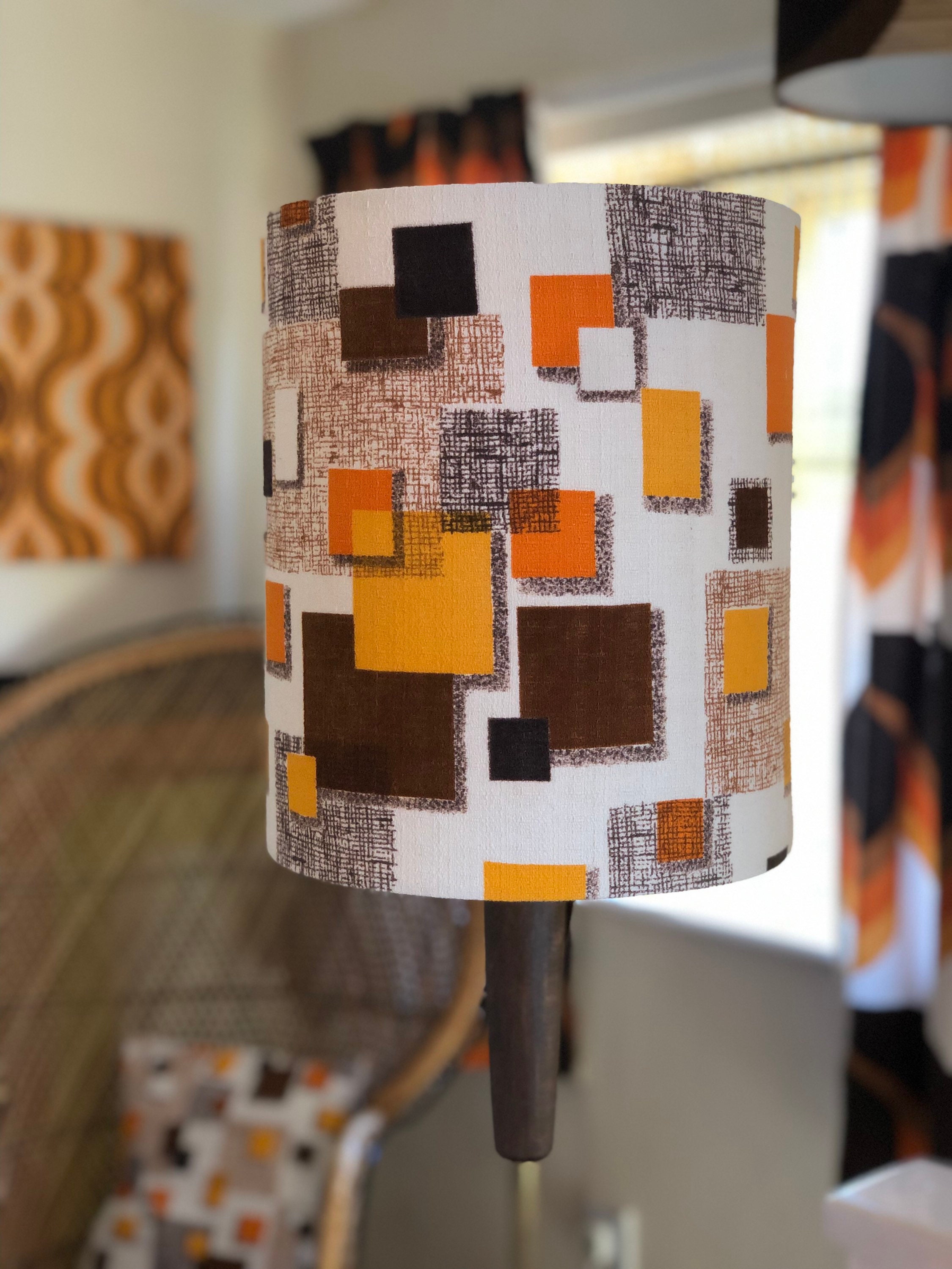 Vintage fabric lampshades online