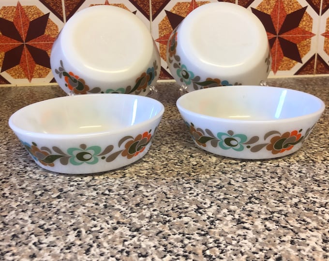 Pyrex JAJ Tempo Carnaby Cereal Bowl 5.5" Diameter set of 4