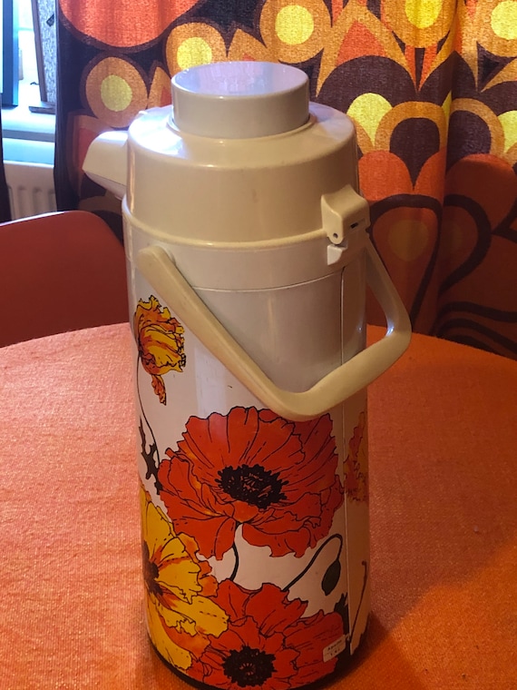 Vintage 1970s Thermos Drinks Dispenser for Hot or Cold Drinks 