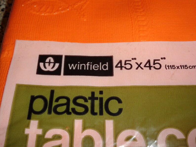 Woolworths 1970s Original Plastic Table Cloth Etsy UK