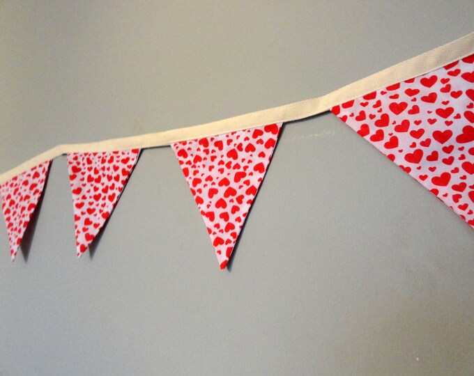 love heart Bunting